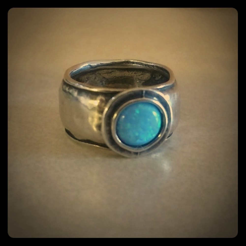 Silpada Opal Sterling Ring